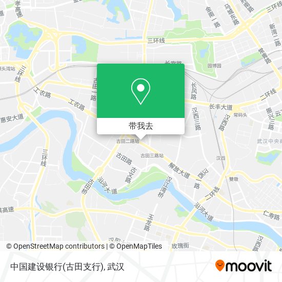 中国建设银行(古田支行)地图