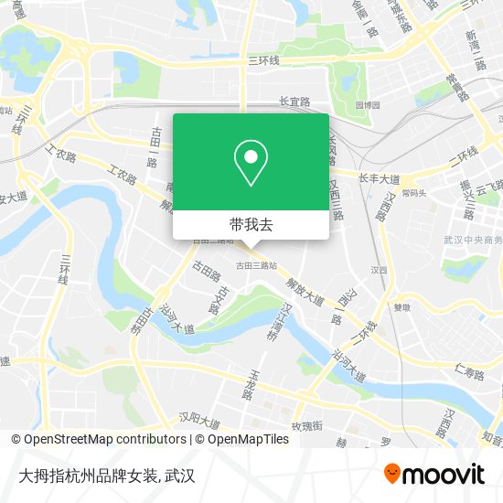 大拇指杭州品牌女装地图