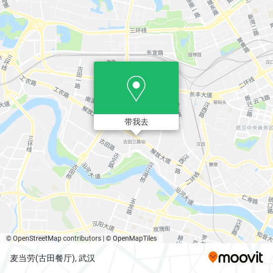 麦当劳(古田餐厅)地图
