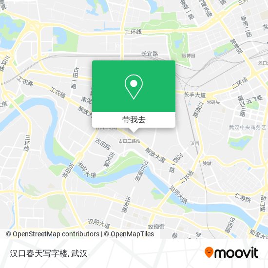 汉口春天写字楼地图