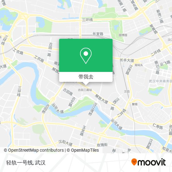 轻轨一号线地图