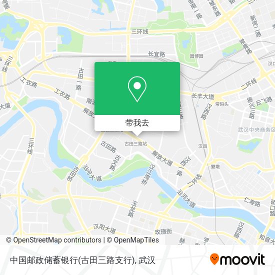 中国邮政储蓄银行(古田三路支行)地图