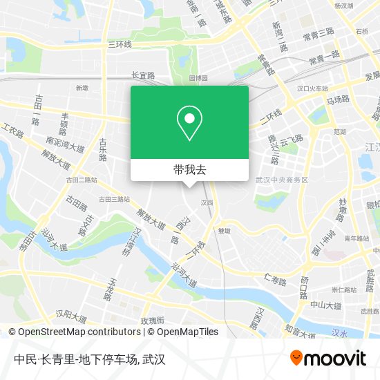中民·长青里-地下停车场地图