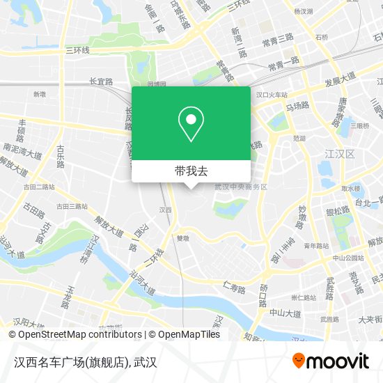 汉西名车广场(旗舰店)地图