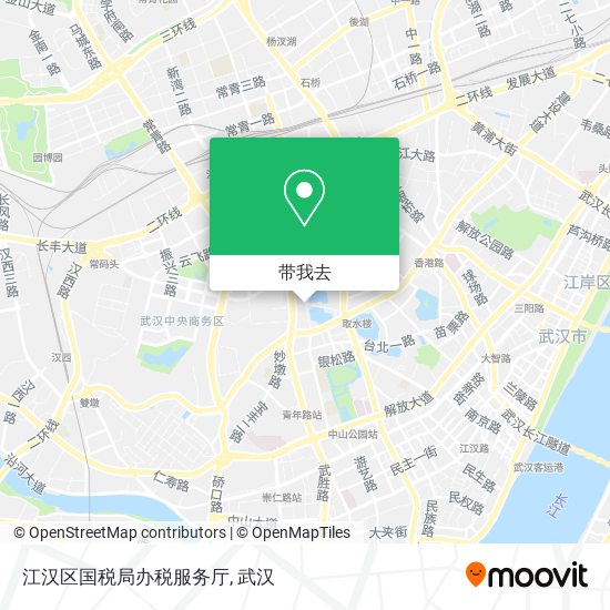 江汉区国税局办税服务厅地图