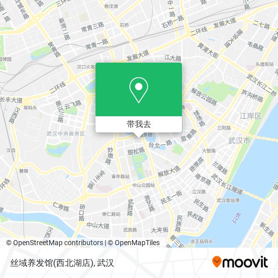 丝域养发馆(西北湖店)地图