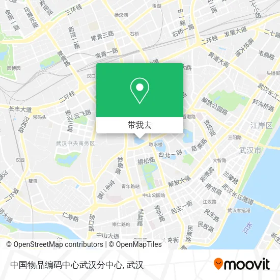 中国物品编码中心武汉分中心地图