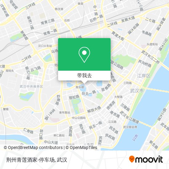 荆州青莲酒家-停车场地图