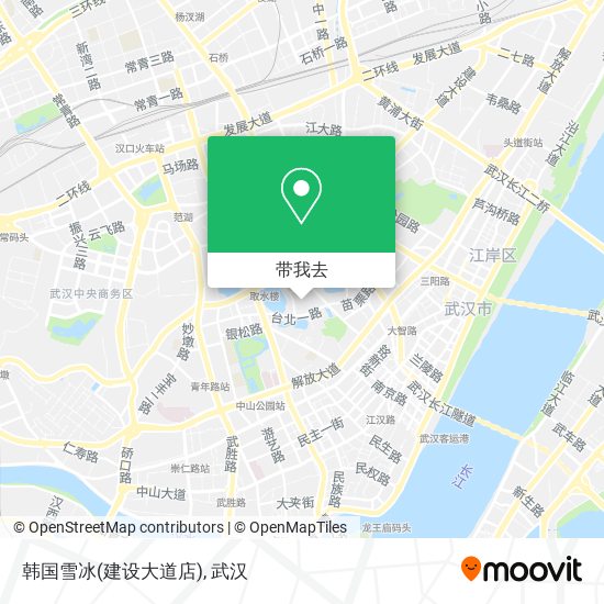 韩国雪冰(建设大道店)地图