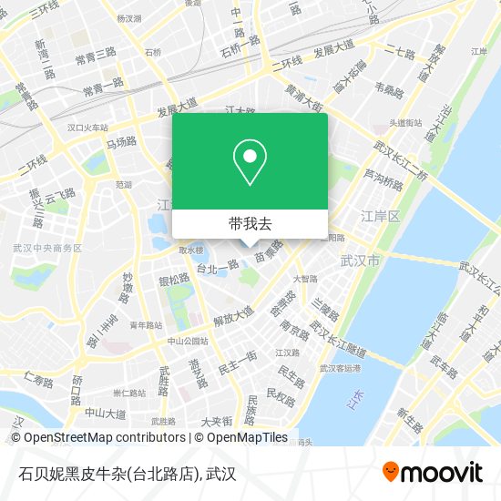 石贝妮黑皮牛杂(台北路店)地图