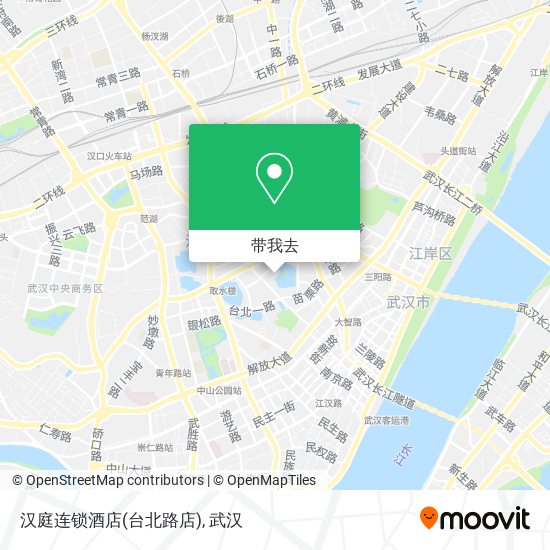 汉庭连锁酒店(台北路店)地图