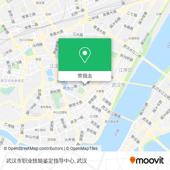 武汉市职业技能鉴定指导中心地图