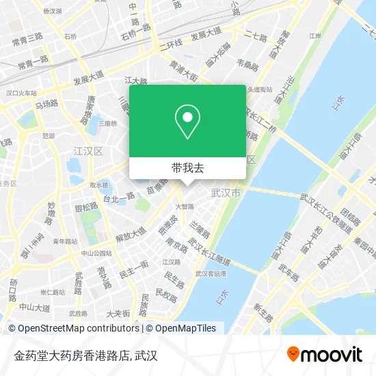 金药堂大药房香港路店地图