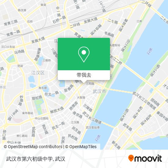 武汉市第六初级中学地图