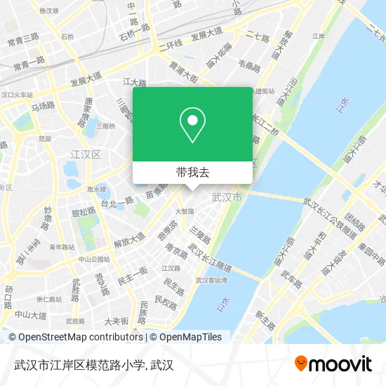 武汉市江岸区模范路小学地图