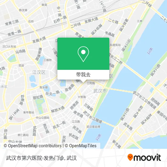 武汉市第六医院-发热门诊地图