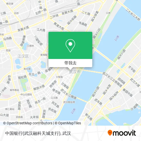 中国银行(武汉融科天城支行)地图