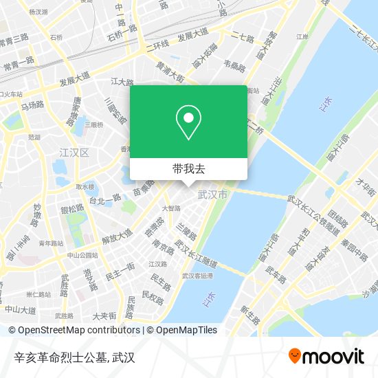 辛亥革命烈士公墓地图