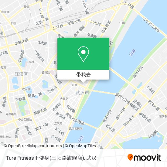 Ture Fitness正健身(三阳路旗舰店)地图