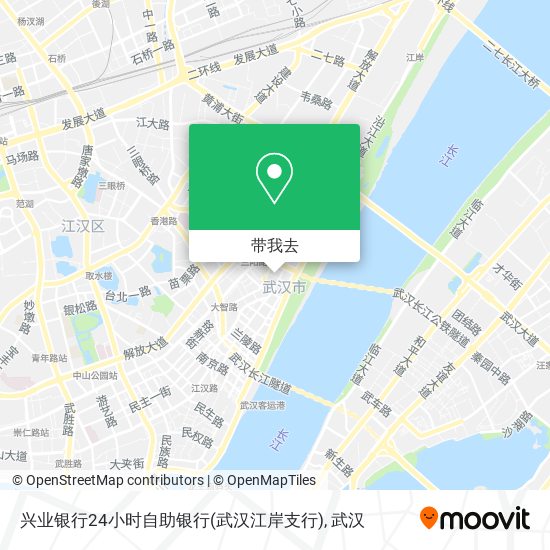 兴业银行24小时自助银行(武汉江岸支行)地图