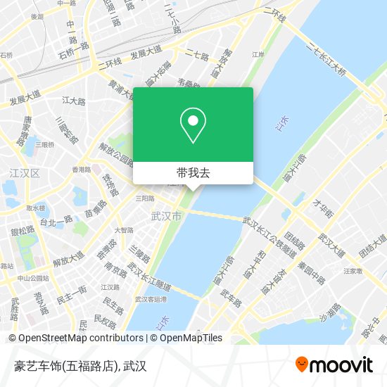 豪艺车饰(五福路店)地图