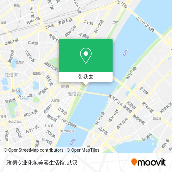 雅澜专业化妆美容生活馆地图