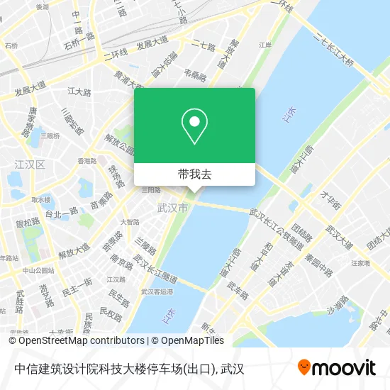 中信建筑设计院科技大楼停车场(出口)地图