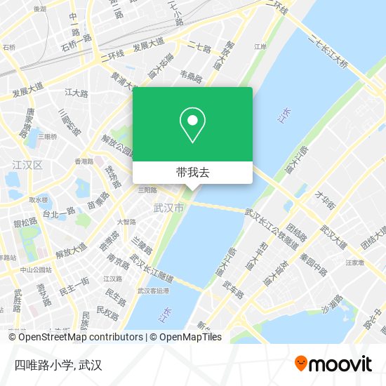 四唯路小学地图