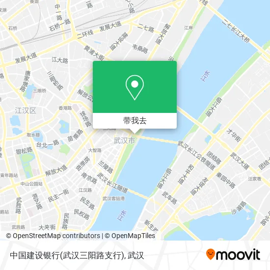 中国建设银行(武汉三阳路支行)地图