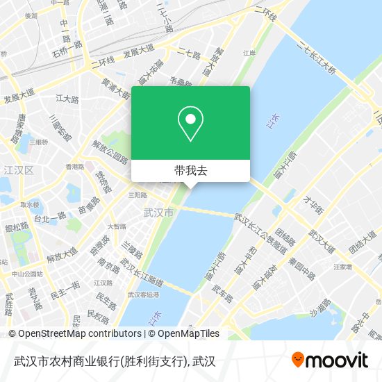 武汉市农村商业银行(胜利街支行)地图