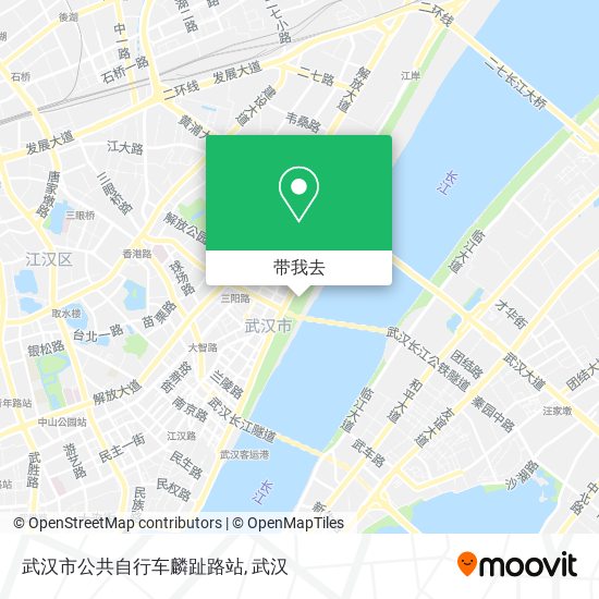 武汉市公共自行车麟趾路站地图