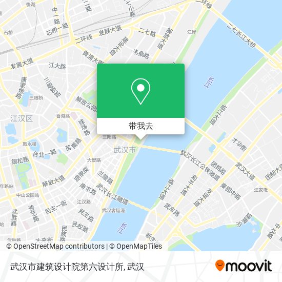 武汉市建筑设计院第六设计所地图