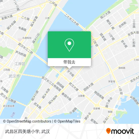 武昌区四美塘小学地图