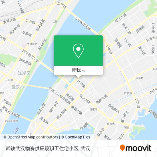 武铁武汉物资供应段职工住宅小区地图