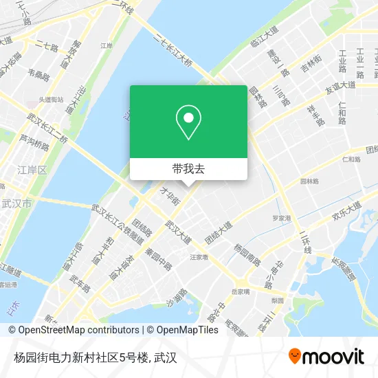 杨园街电力新村社区5号楼地图