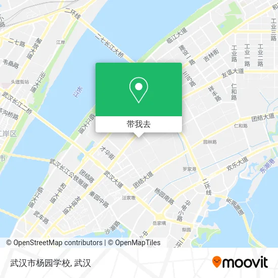 武汉市杨园学校地图