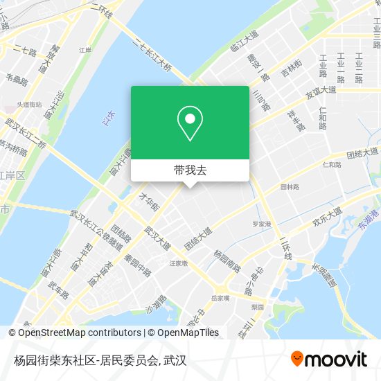 杨园街柴东社区-居民委员会地图