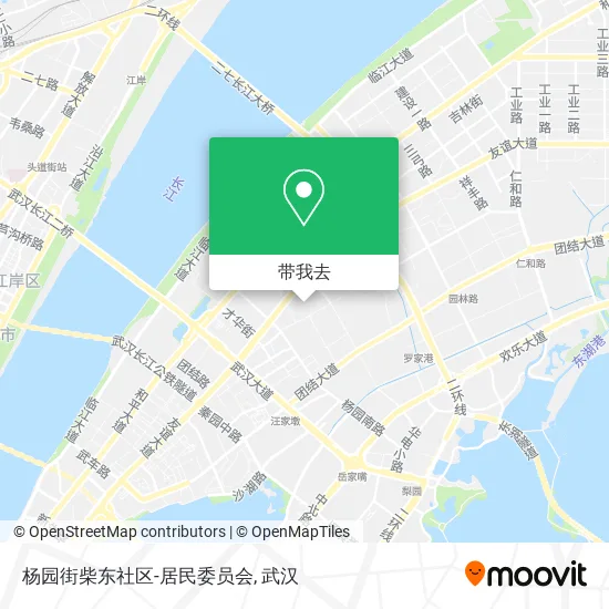 杨园街柴东社区-居民委员会地图