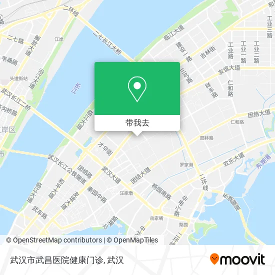 武汉市武昌医院健康门诊地图