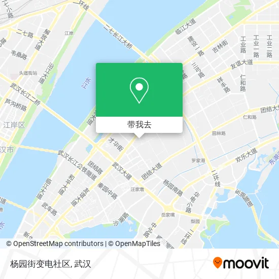 杨园街变电社区地图
