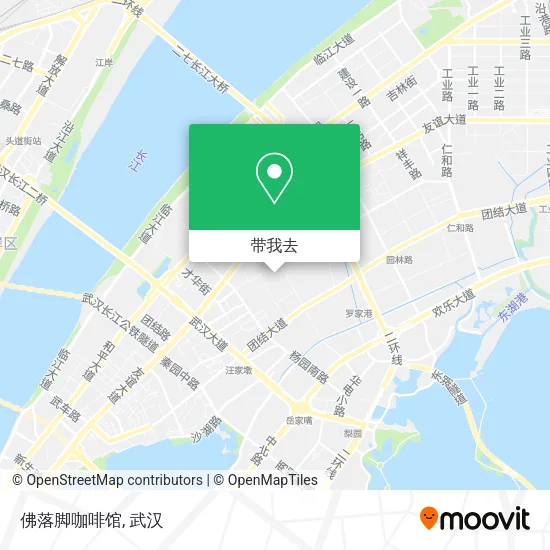 佛落脚咖啡馆地图