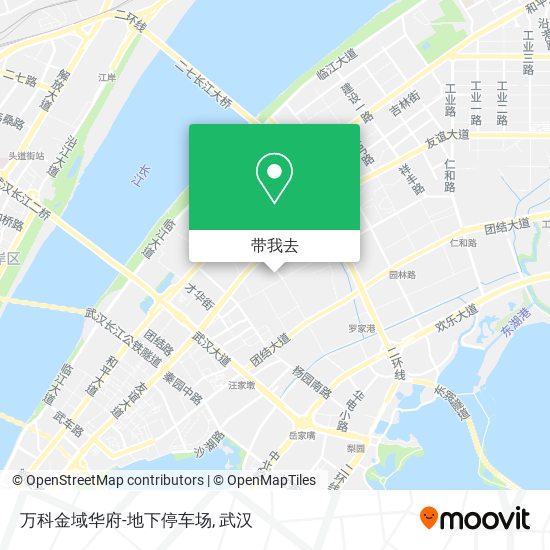 万科金域华府-地下停车场地图