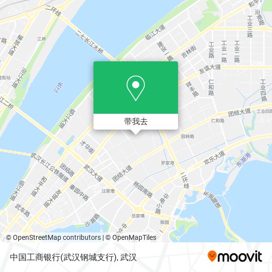 中国工商银行(武汉钢城支行)地图
