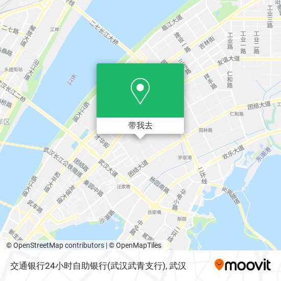 交通银行24小时自助银行(武汉武青支行)地图