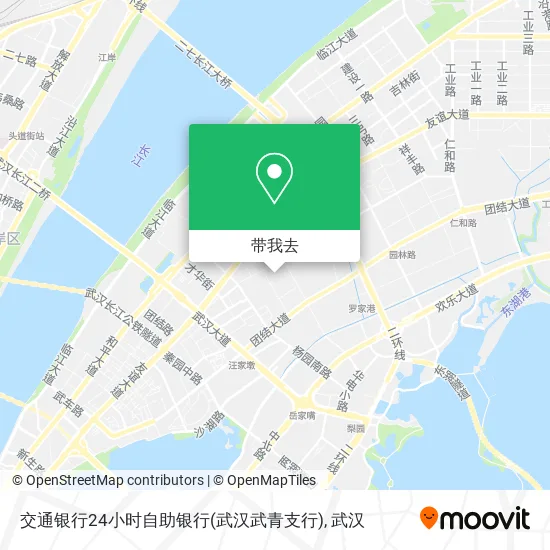 交通银行24小时自助银行(武汉武青支行)地图
