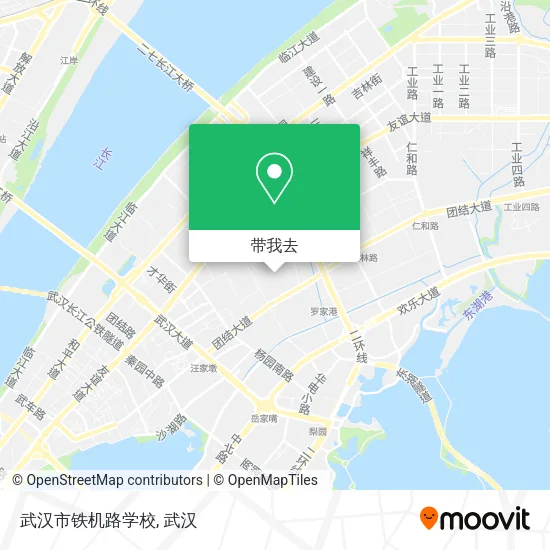 武汉市铁机路学校地图