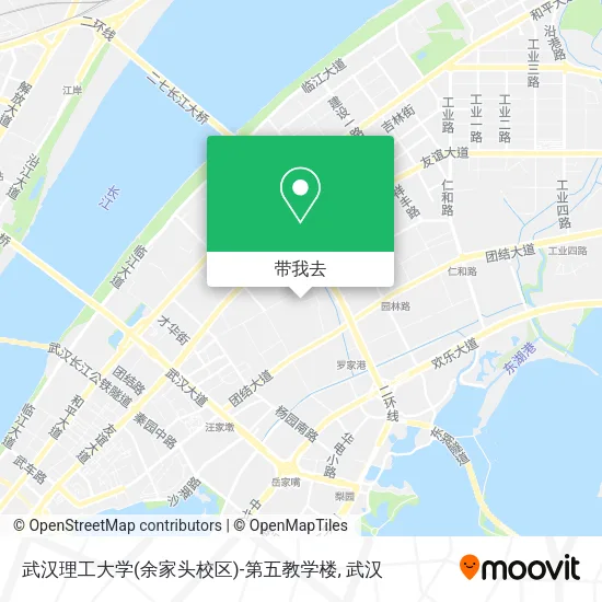武汉理工大学(余家头校区)-第五教学楼地图