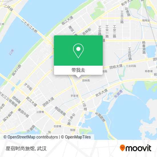 星宿时尚旅馆地图