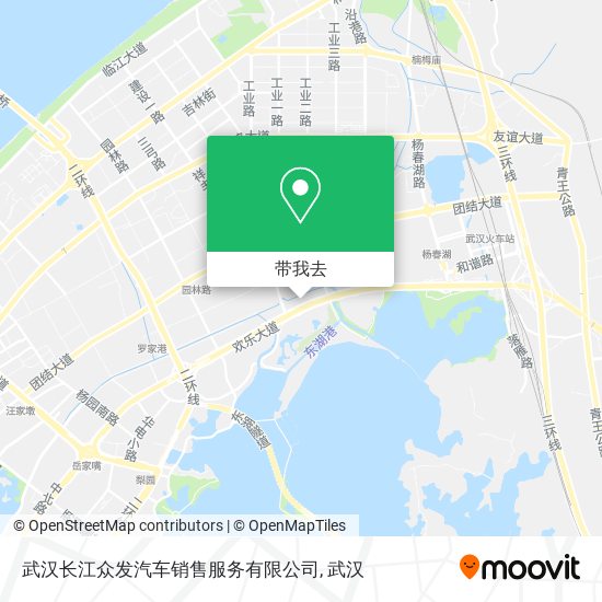 武汉长江众发汽车销售服务有限公司地图