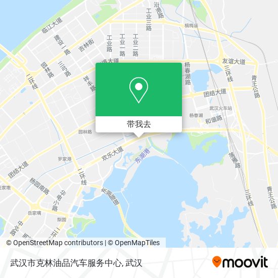 武汉市克林油品汽车服务中心地图